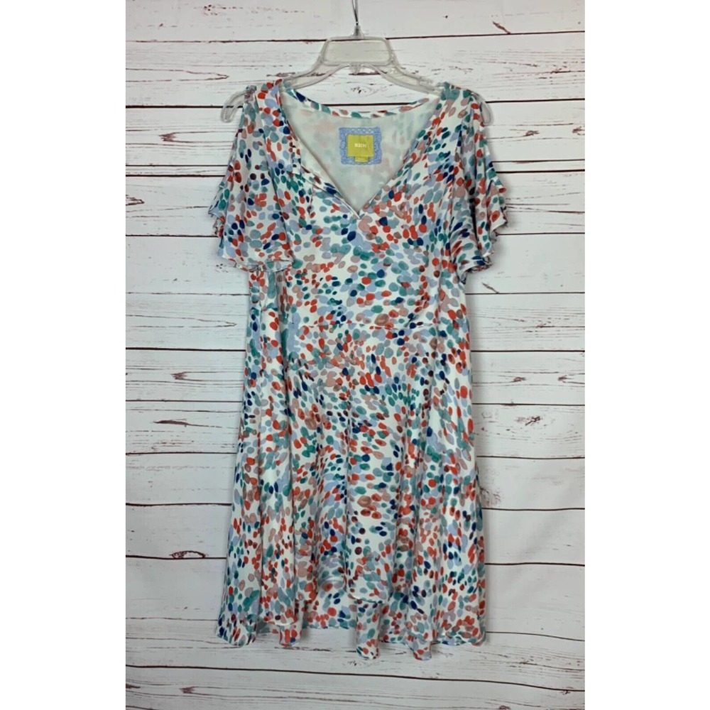 Maeve Multicolor Polka Dot Dress